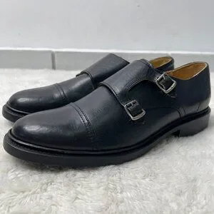Frye | Shoes | Frye Mens Black James Double Monk Strap  display picture 3